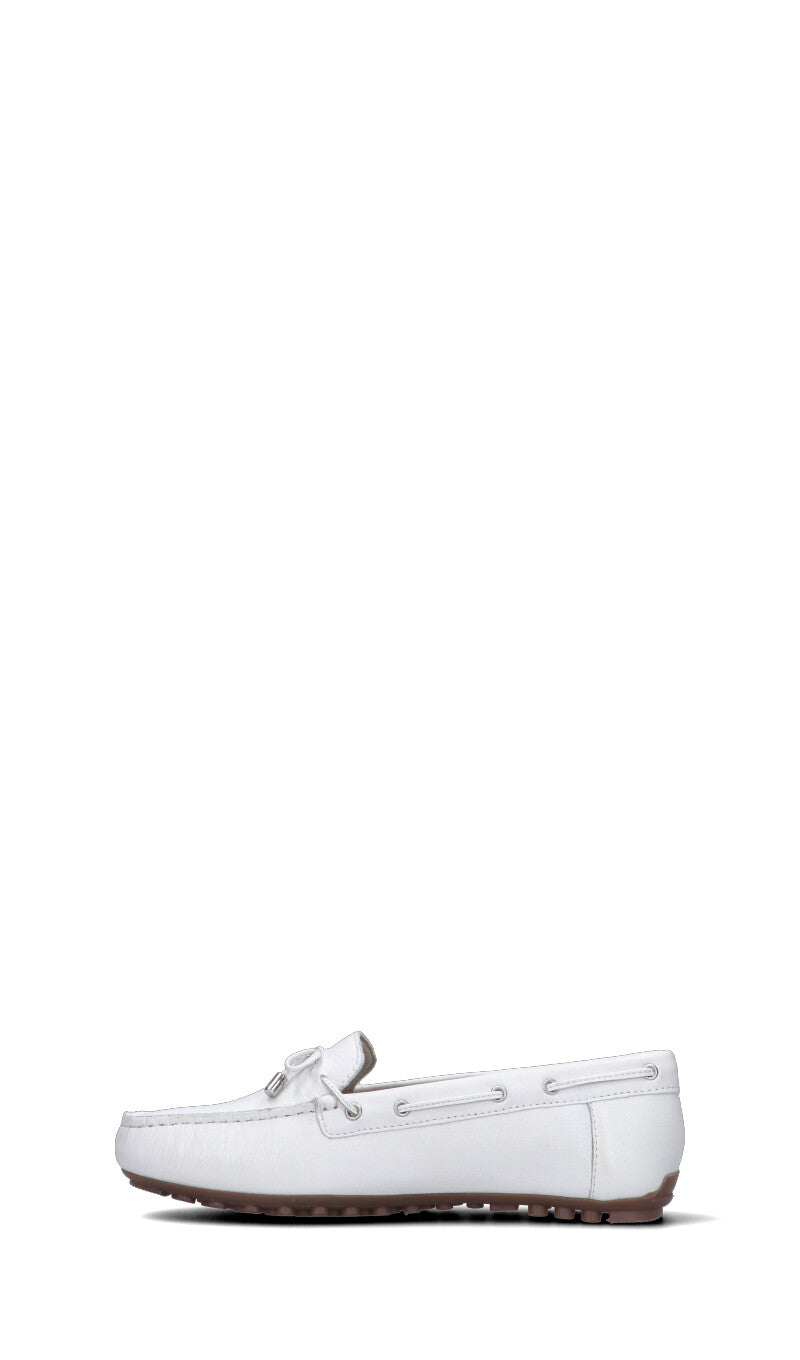 CAMILA Mocassino donna bianco in pelle