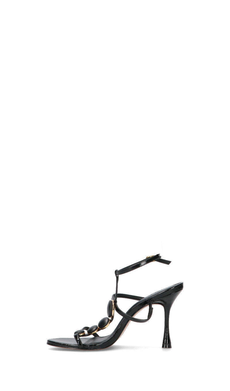 VICENZA Sandalo donna nero in pelle