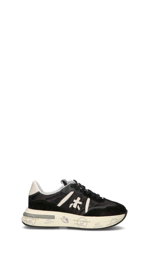 PREMIATA Sneaker donna nera in pelle