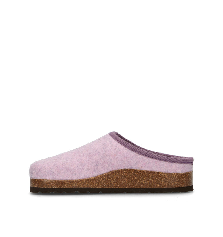 GRUNLAND Pantofola donna lilla