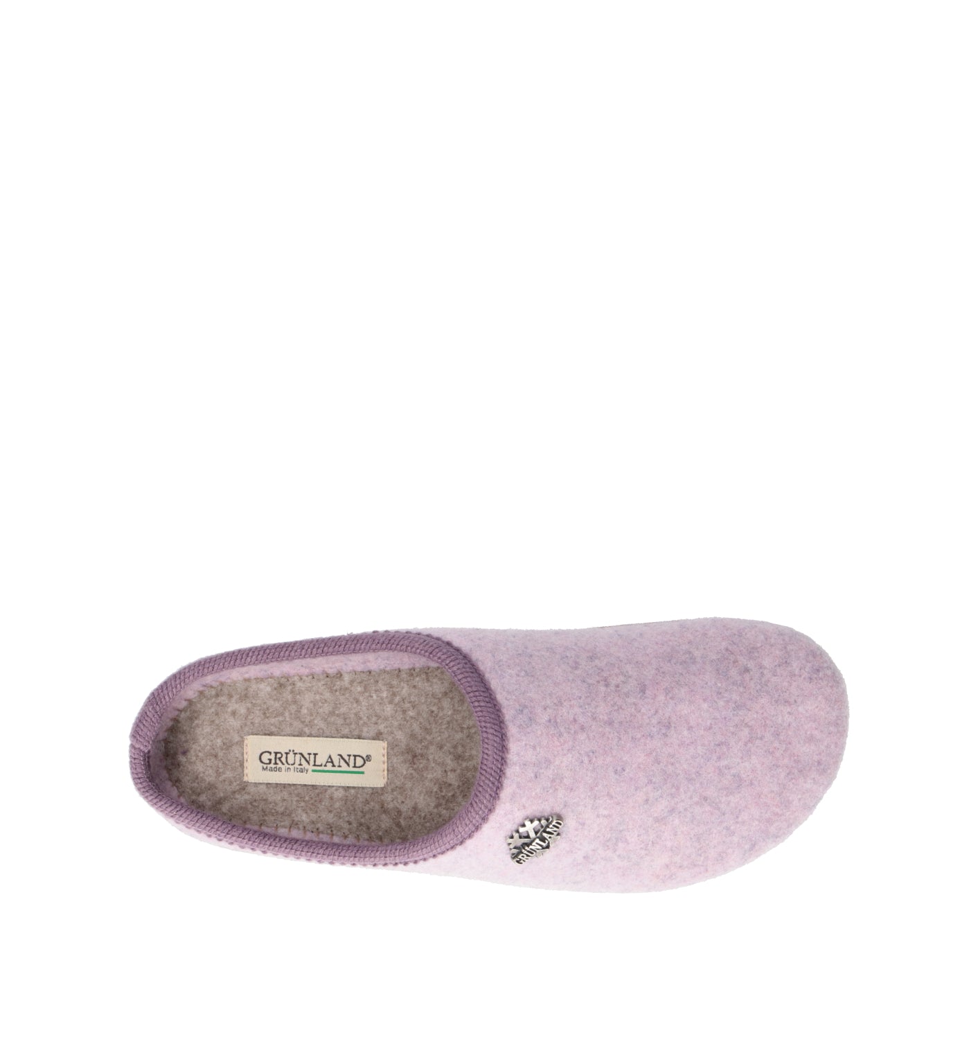 GRUNLAND Pantofola donna lilla