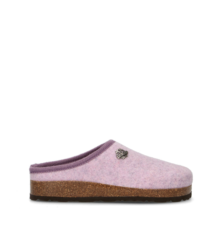 GRUNLAND Pantofola donna lilla
