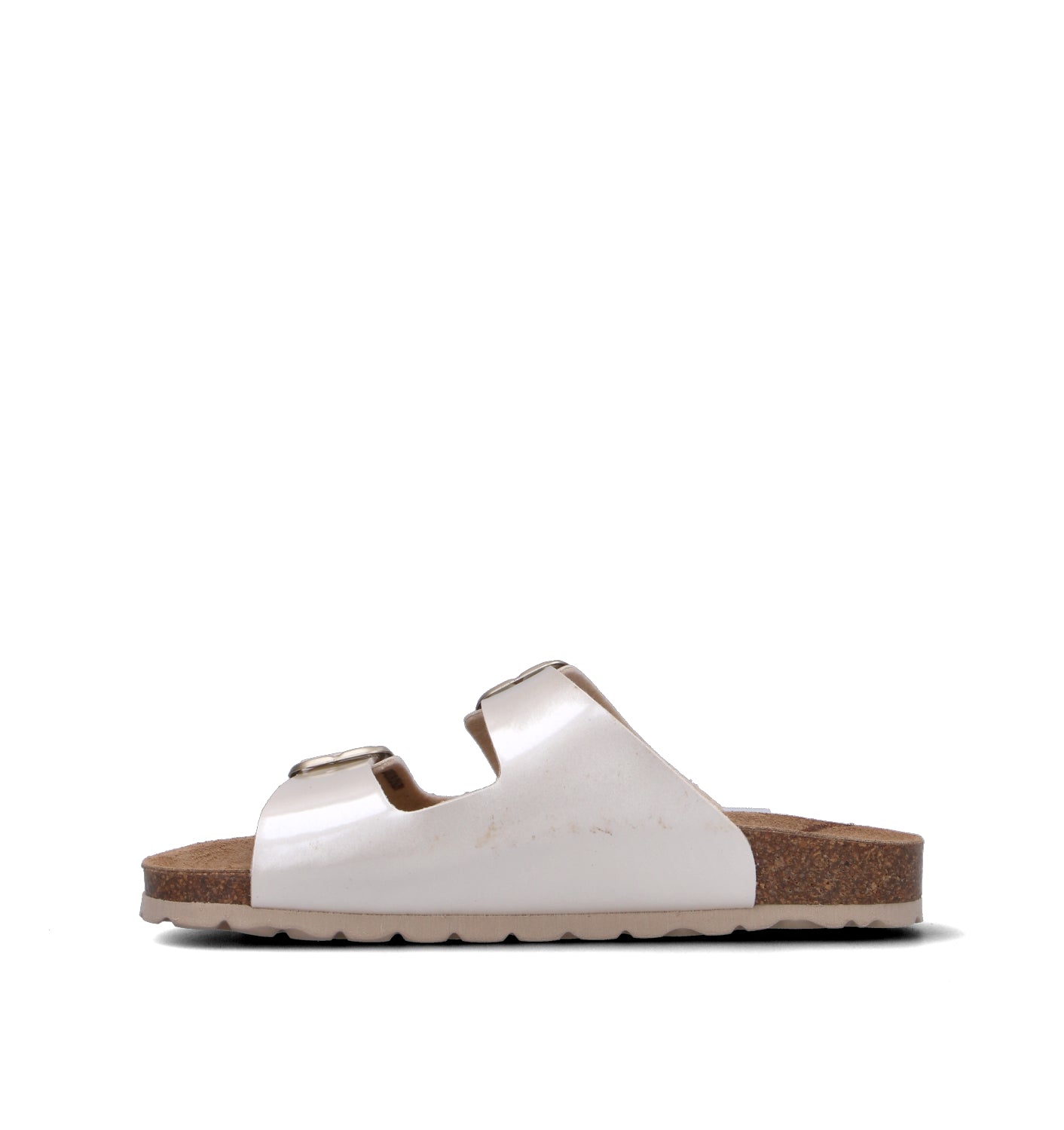 GRUNLAND Ciabatta donna platino