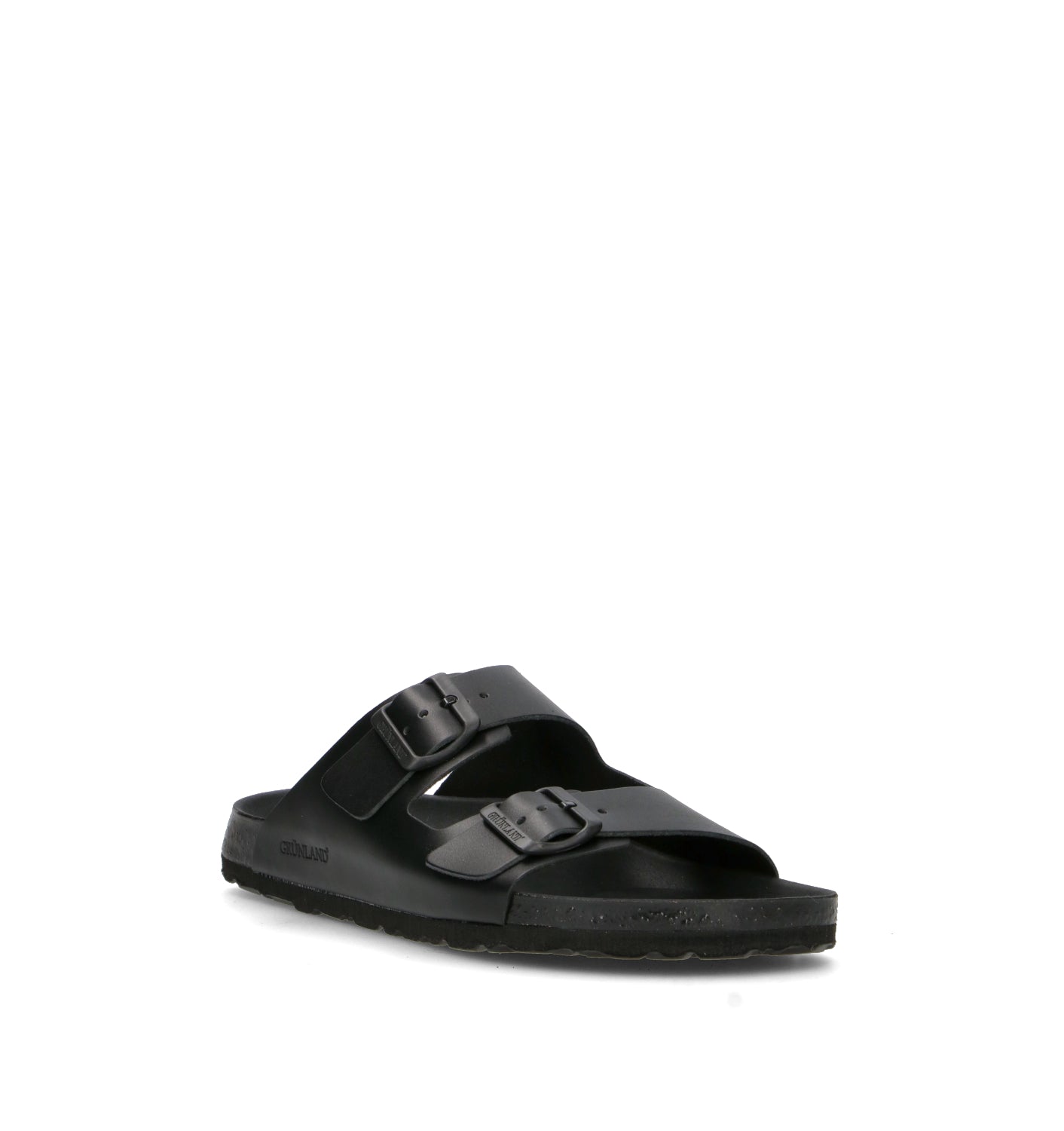 GRUNLAND Ciabatta uomo nera