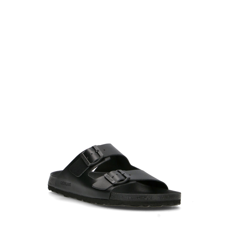 GRUNLAND Ciabatta uomo nera