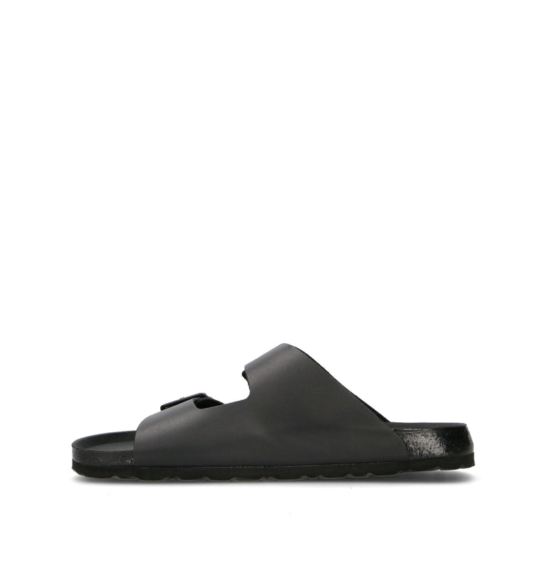 GRUNLAND Ciabatta uomo nera
