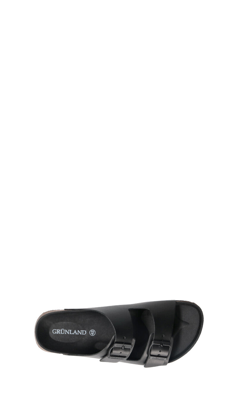GRUNLAND Ciabatta uomo nera