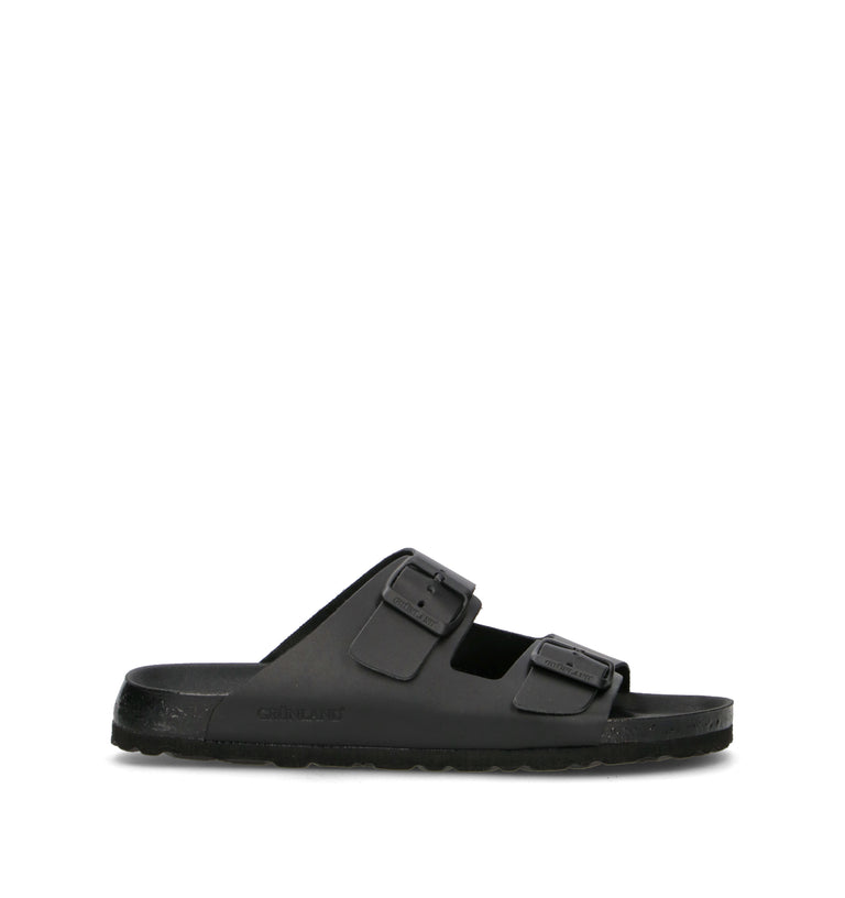 GRUNLAND Ciabatta uomo nera