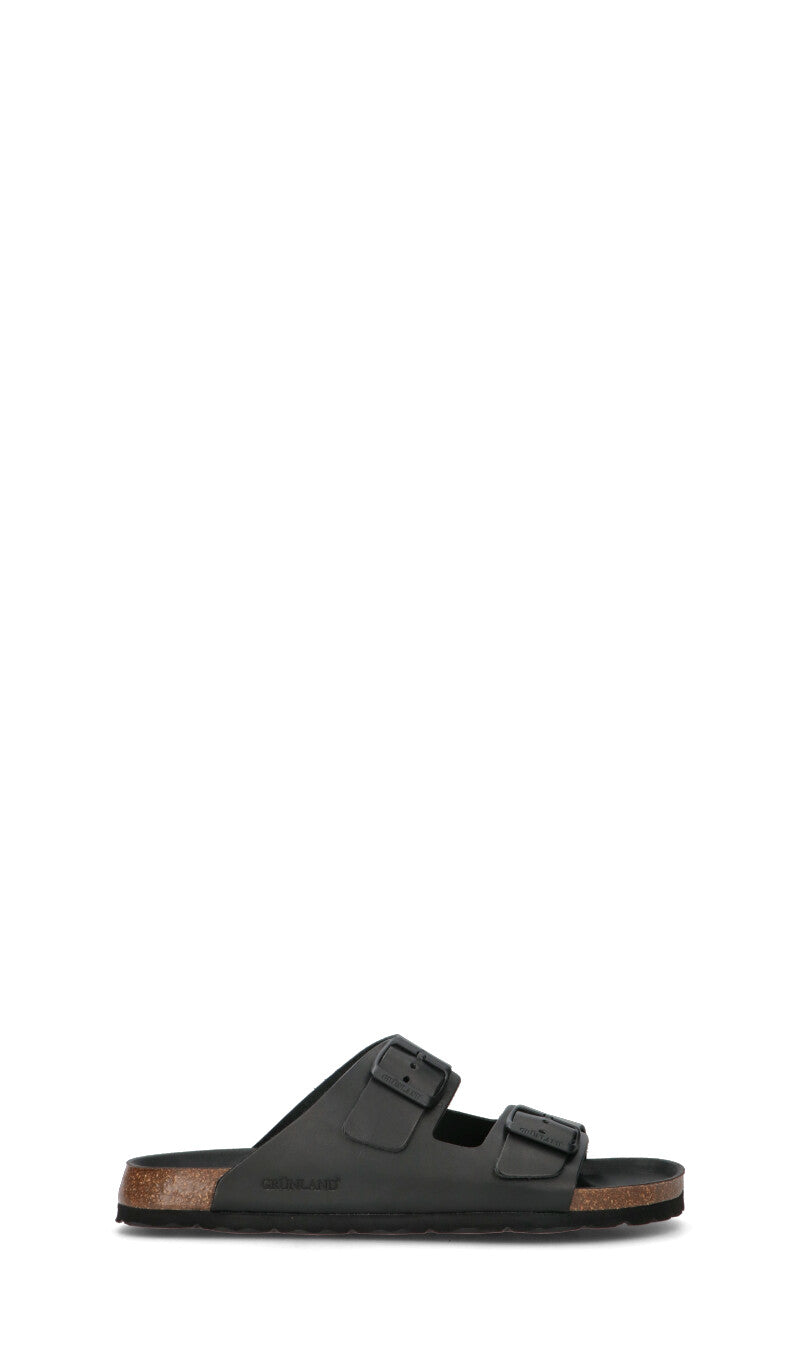GRUNLAND Ciabatta uomo nera