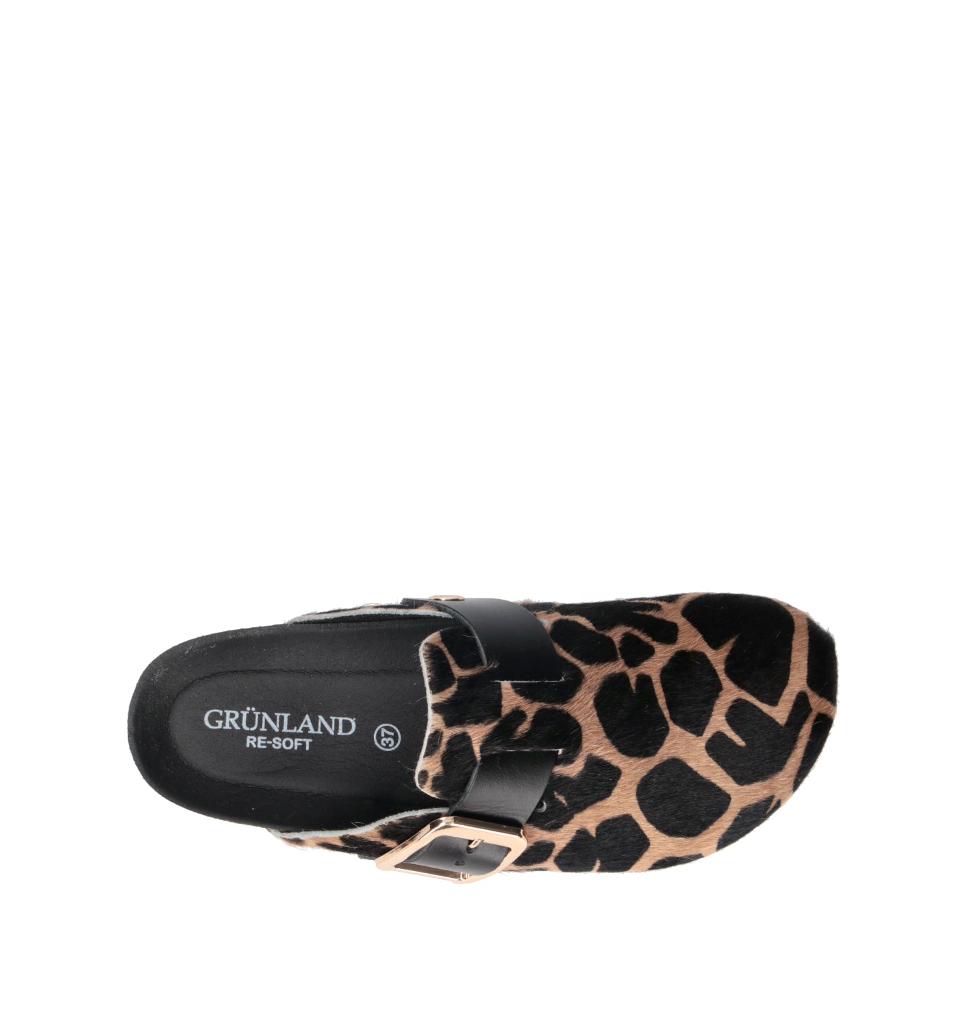 GRUNLAND Ciabatta donna maculata in cavallino