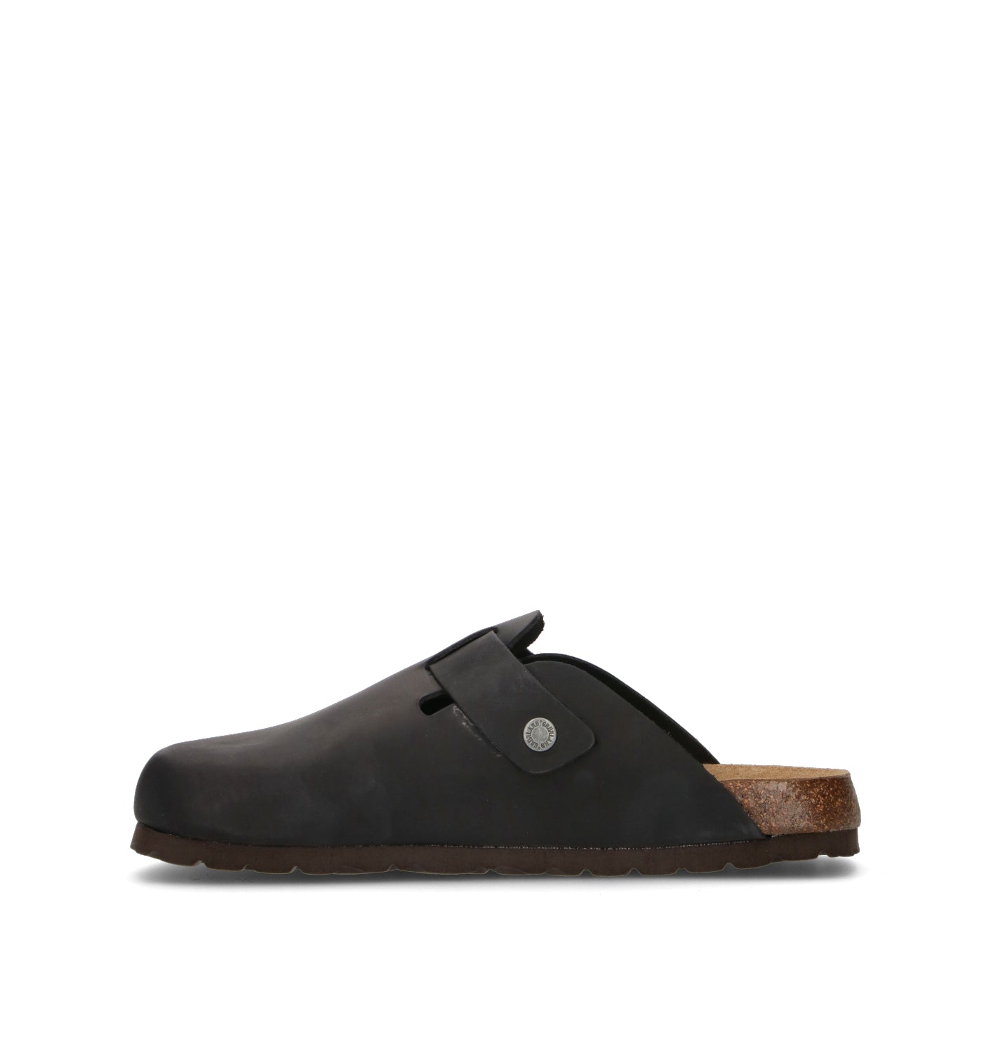 GRUNLAND Sabot uomo nera in pelle