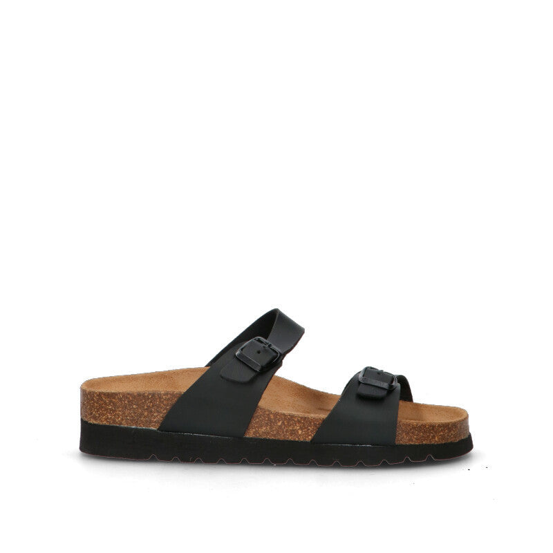 GRUNLAND Ciabatta donna nera