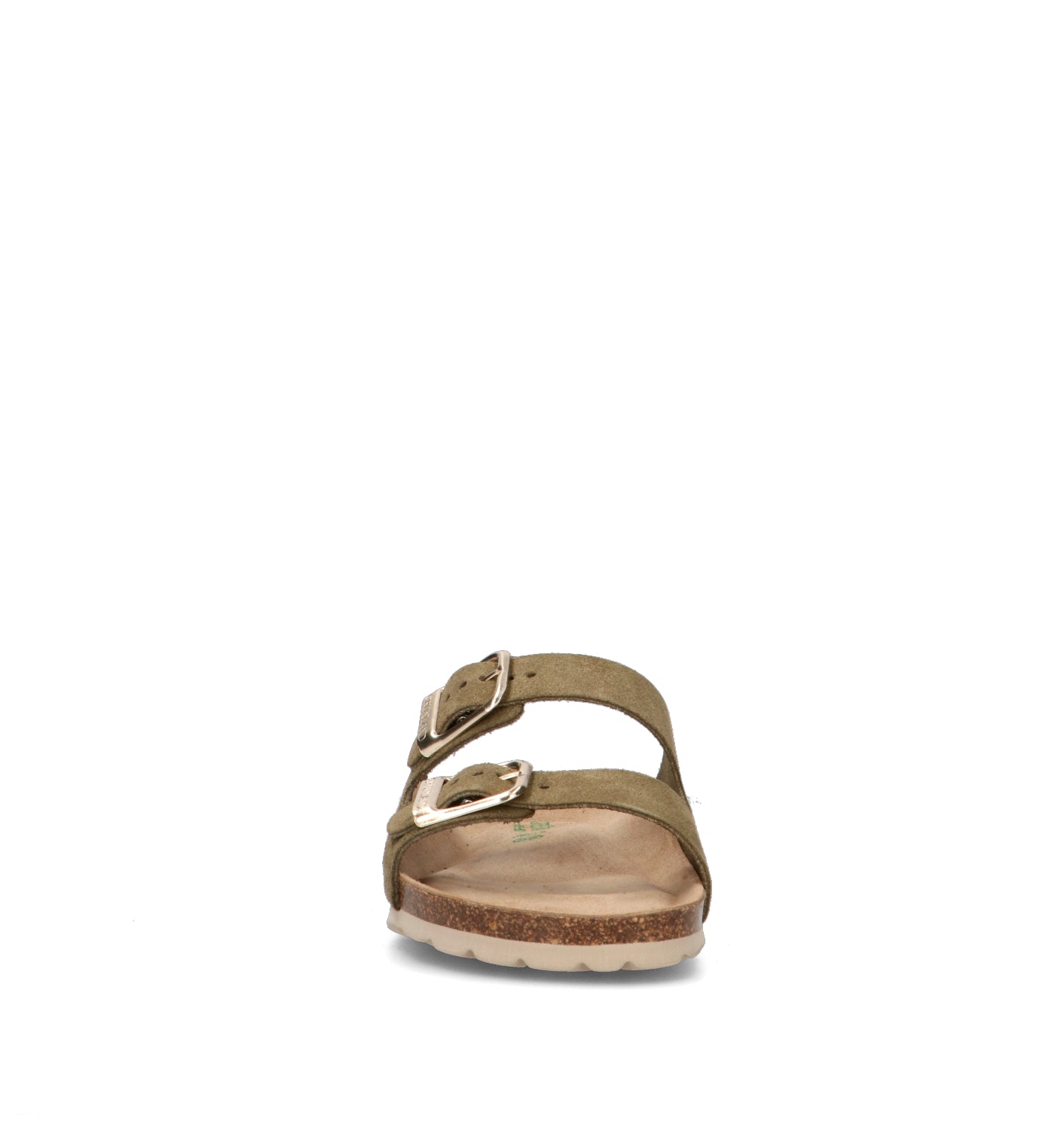 GRUNLAND Ciabatta donna oliva in suede
