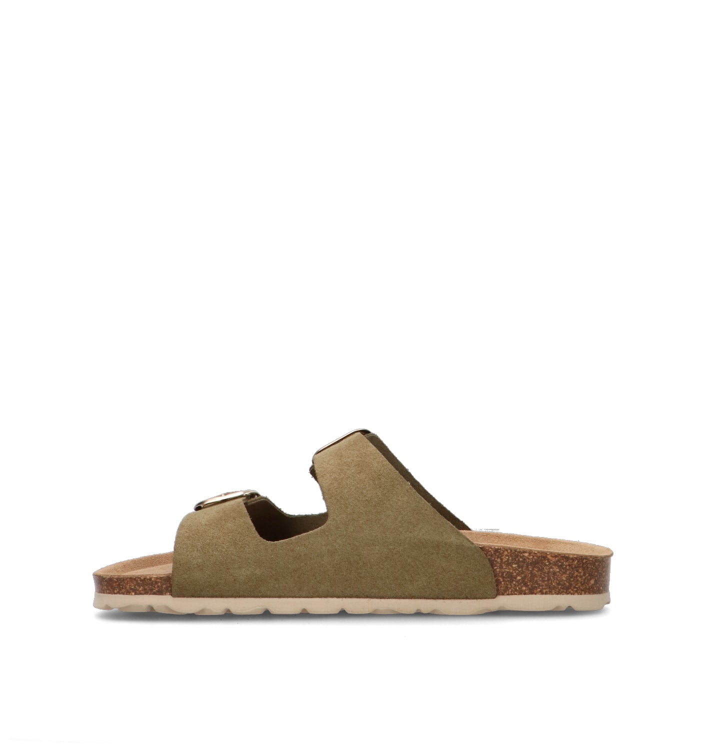 GRUNLAND Ciabatta donna oliva in suede