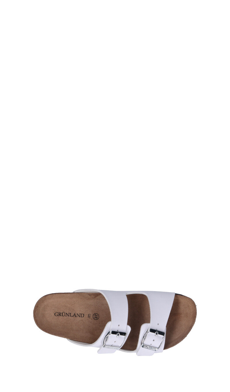 GRUNLAND Ciabatta donna bianca
