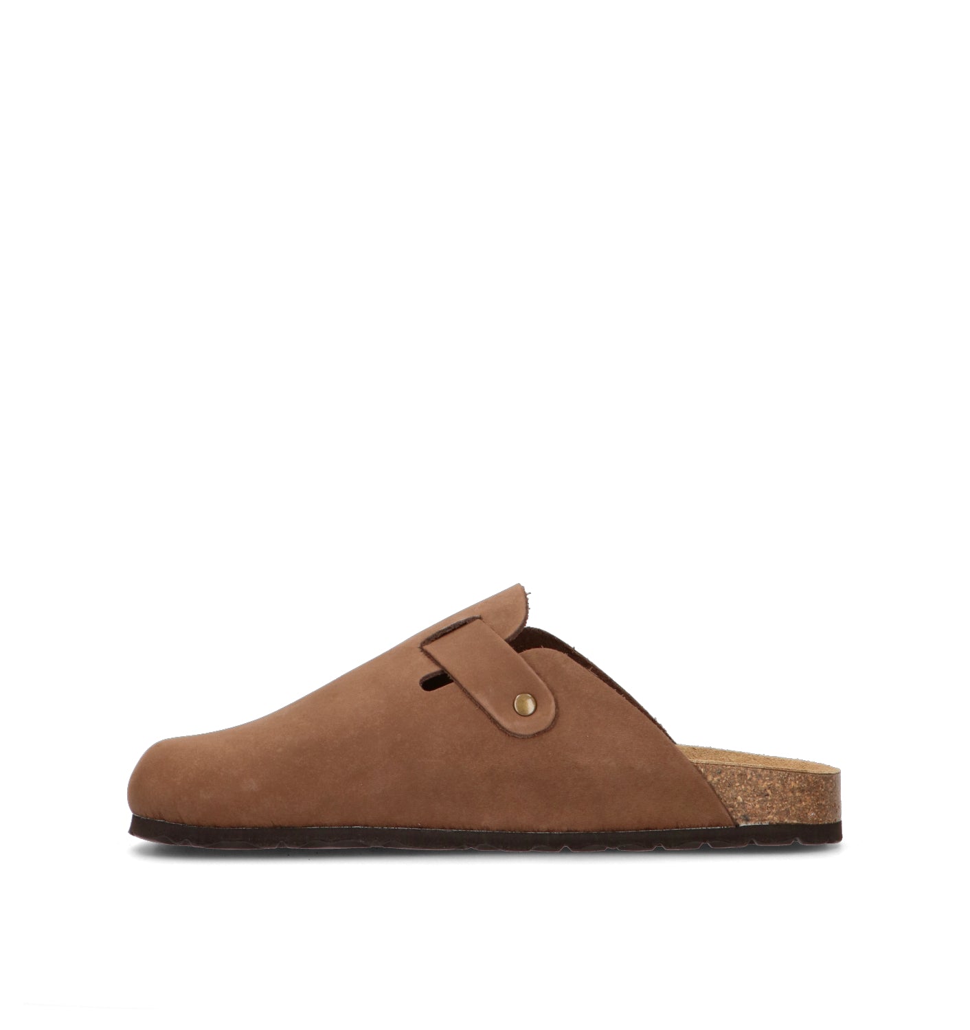 GRUNLAND Ciabatta uomo marrone in nabuk