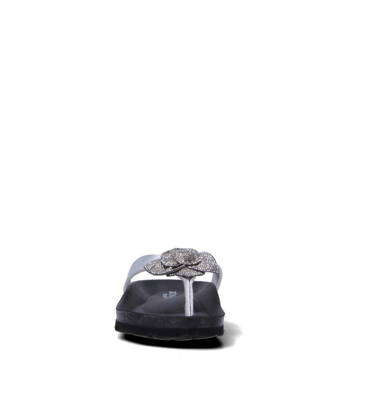 GRUNLAND Ciabatta donna argento