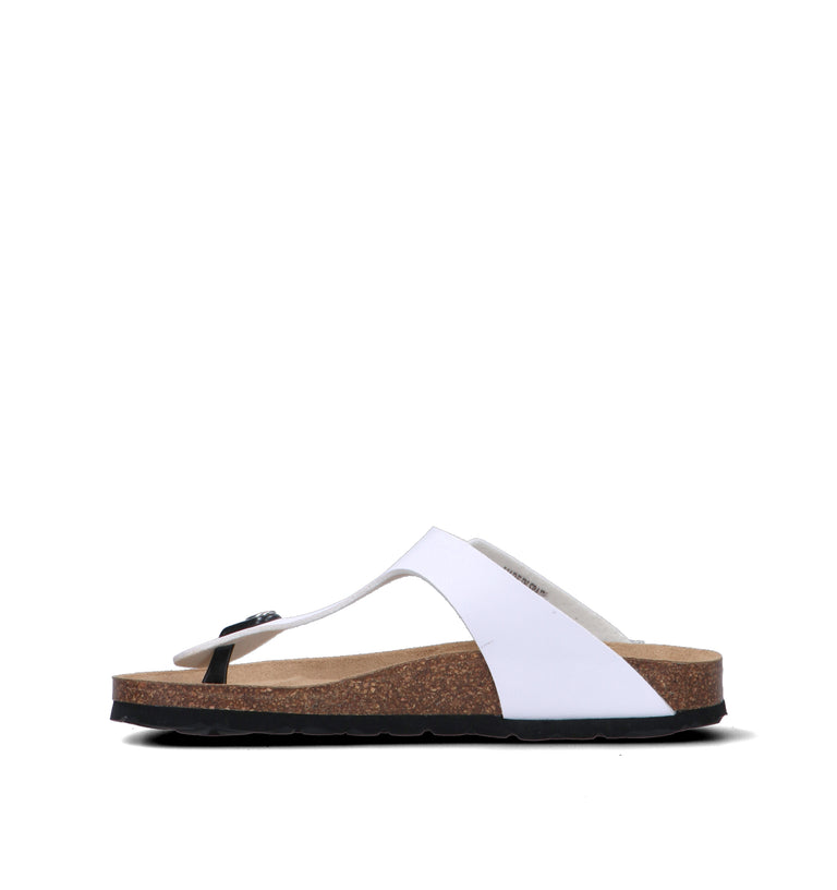 GRUNLAND Ciabatta donna bianca