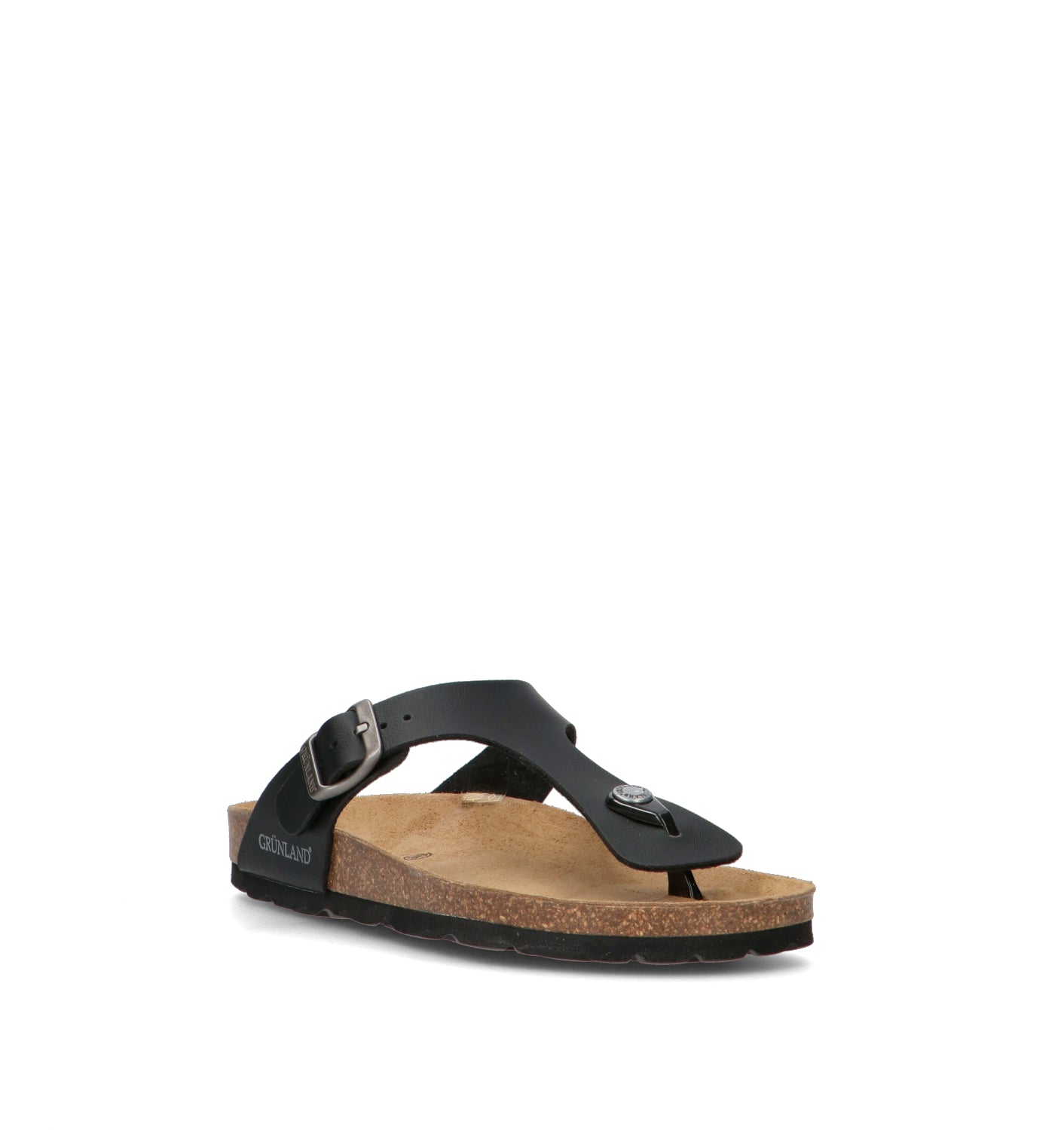 GRUNLAND Ciabatta donna nera