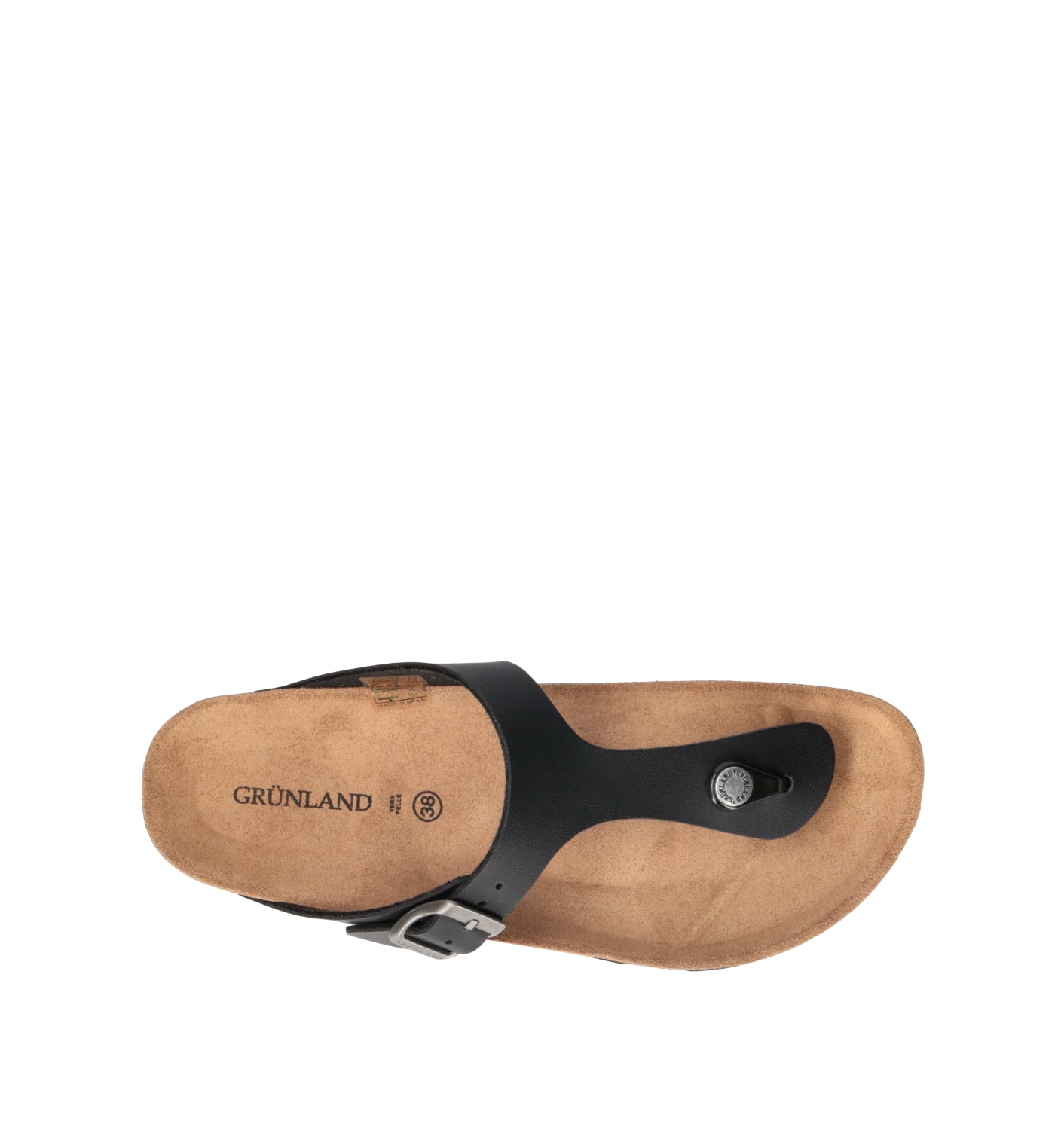 GRUNLAND Ciabatta donna nera