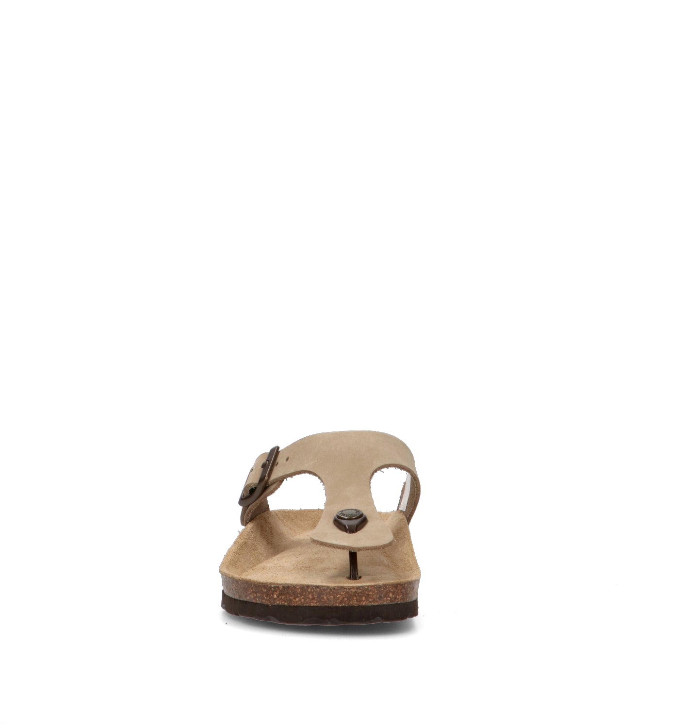 GRUNLAND Ciabatta donna khaki in nabuk