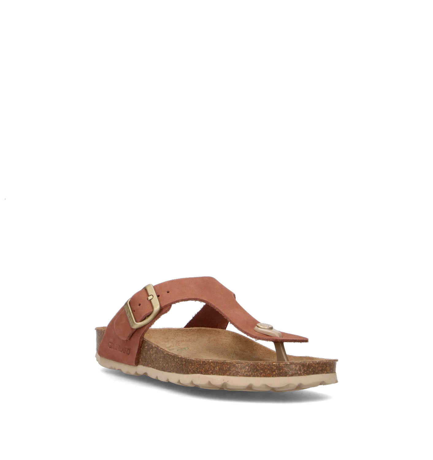 GRUNLAND Ciabatta donna rosa in nabuk
