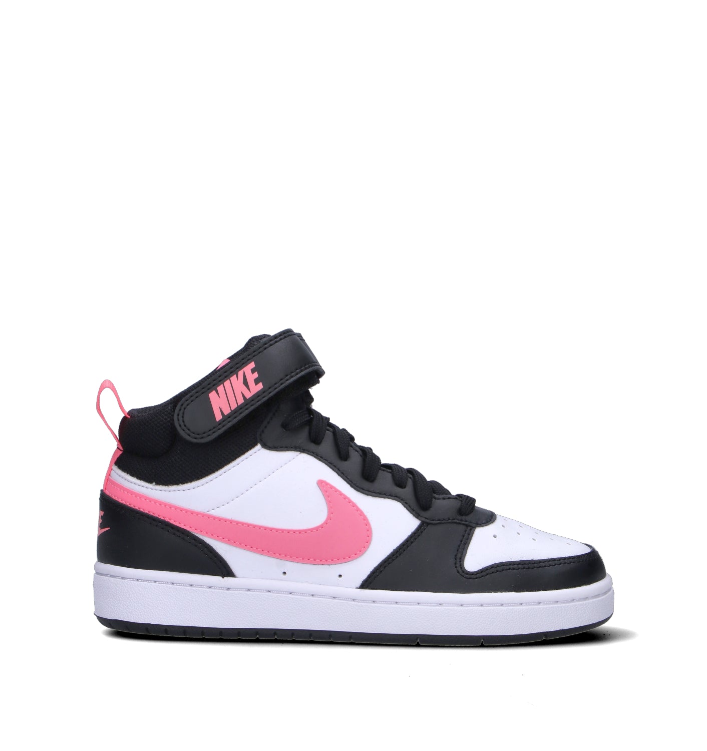 NIKE COURT BOROUGH MID 2 (GS) Sneaker ragazza nera/bianca
