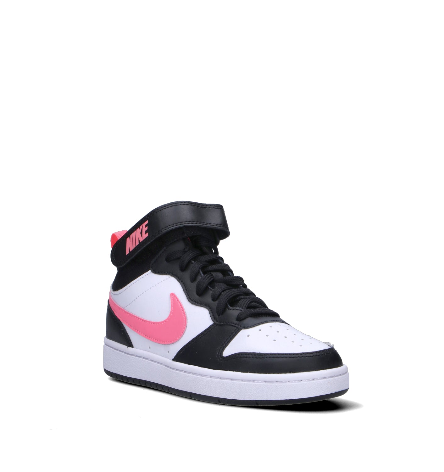 NIKE COURT BOROUGH MID 2 (GS) Sneaker ragazza nera/bianca