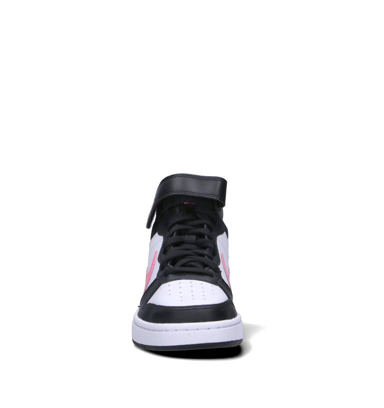 NIKE COURT BOROUGH MID 2 (GS) Sneaker ragazza nera/bianca