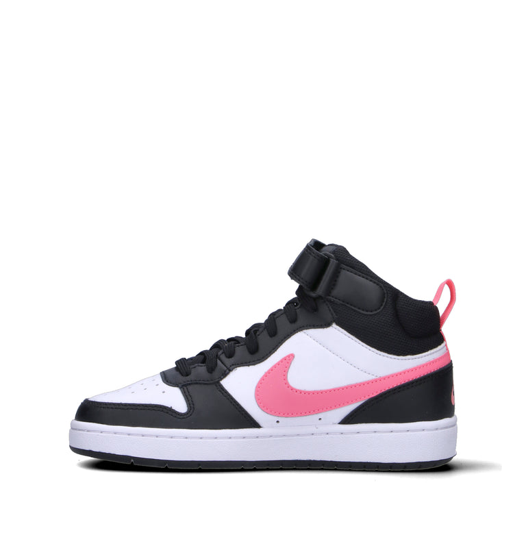 NIKE COURT BOROUGH MID 2 (GS) Sneaker ragazza nera/bianca