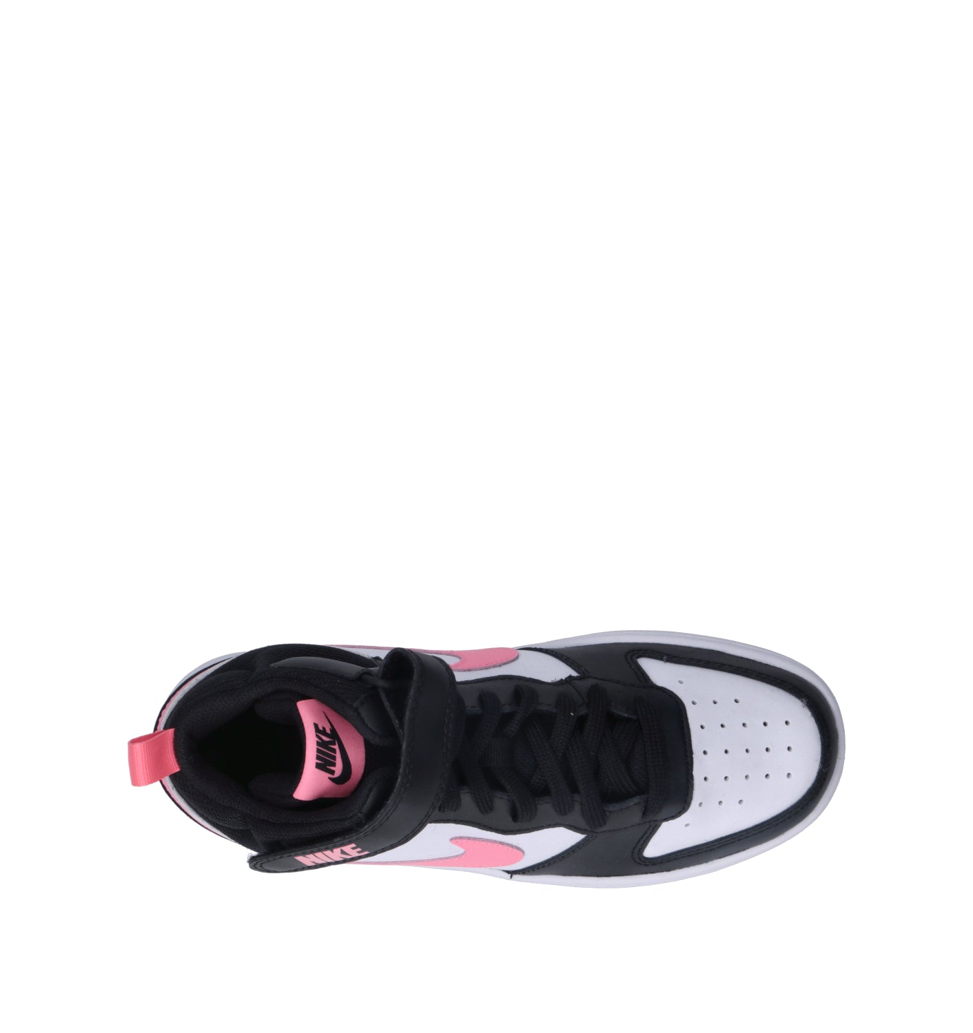 NIKE COURT BOROUGH MID 2 (GS) Sneaker ragazza nera/bianca