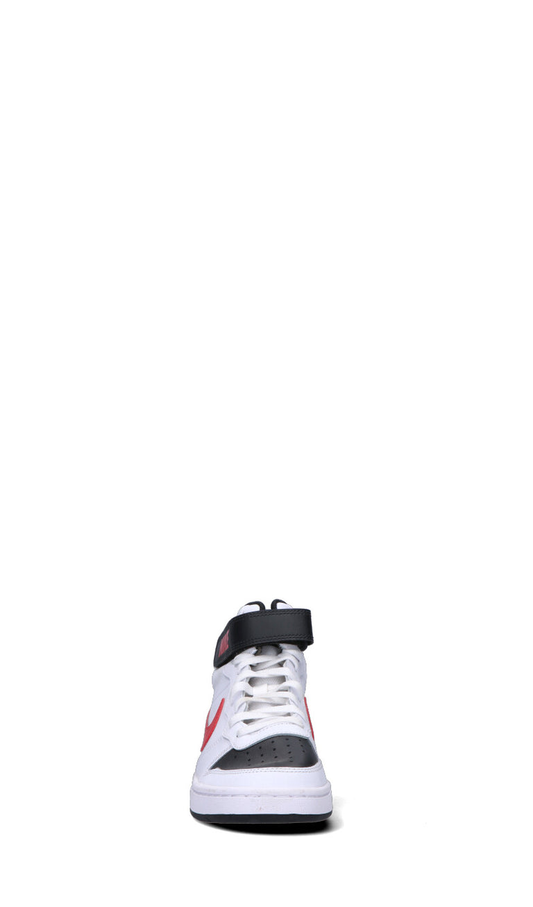 NIKE COURT BOROUGH MID 2 Sneaker bimbo bianca/nera/rossa