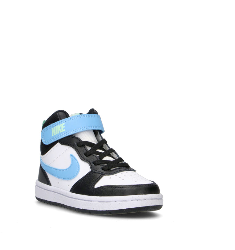NIKE COURT BOROUGH MID 2 (GS) Sneaker ragazzo bianca/nera