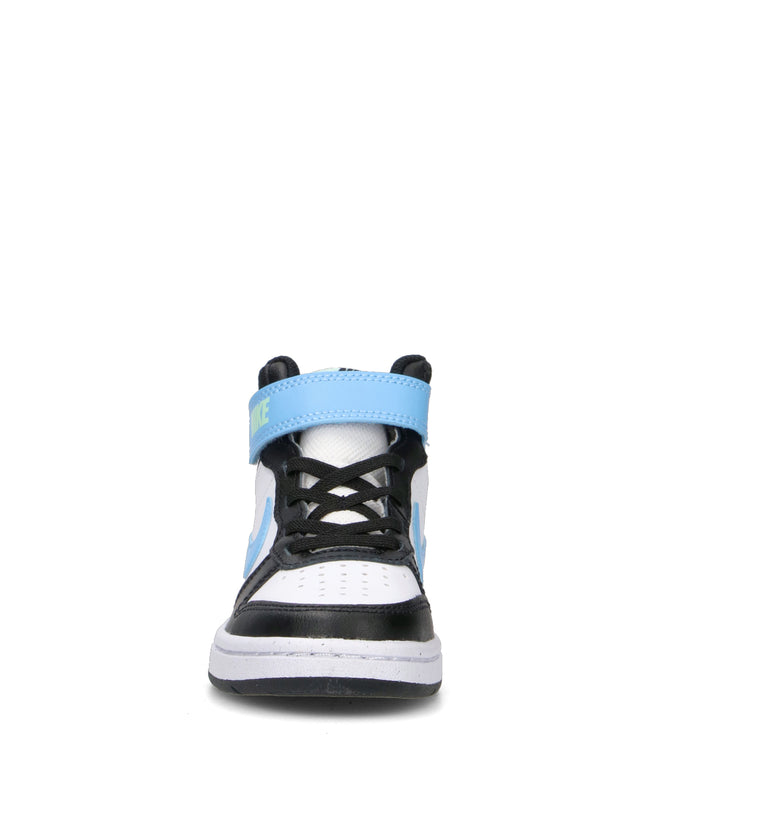 NIKE COURT BOROUGH MID 2 (GS) Sneaker ragazzo bianca/nera