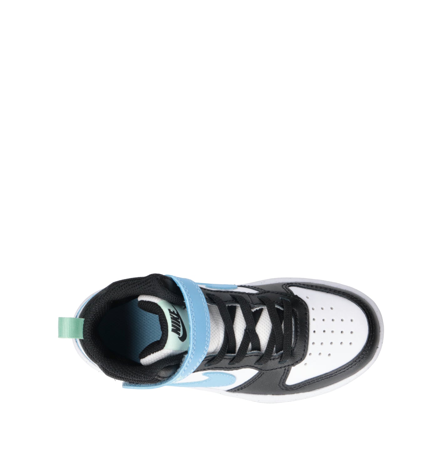 NIKE COURT BOROUGH MID 2 (GS) Sneaker ragazzo bianca/nera
