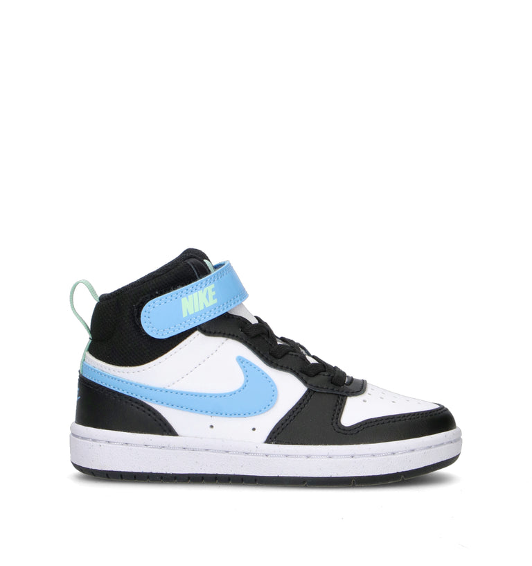 NIKE COURT BOROUGH MID 2 (GS) Sneaker ragazzo bianca/nera