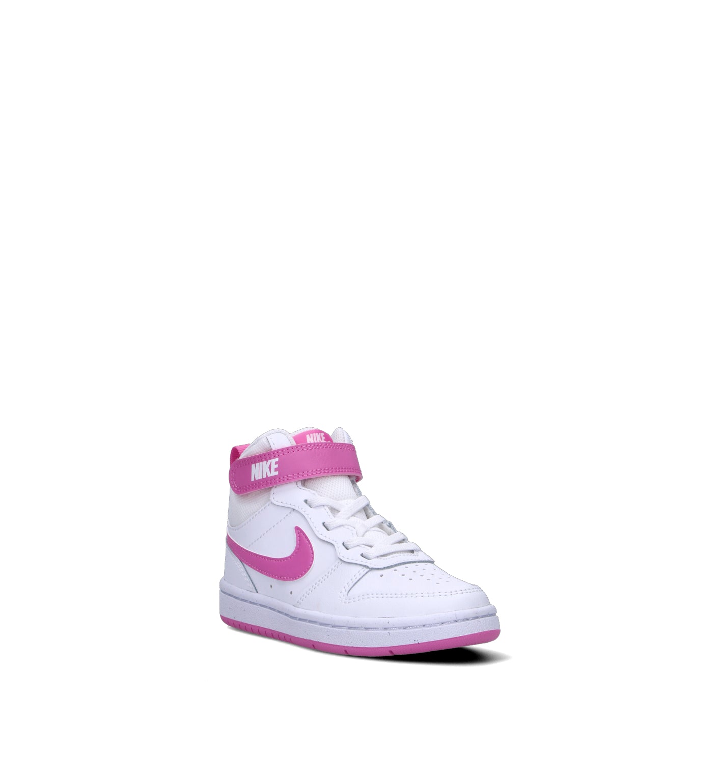 NIKE COURT  BOROUGH MID 2 (PSV) Sneaker bimba bianca/rosa
