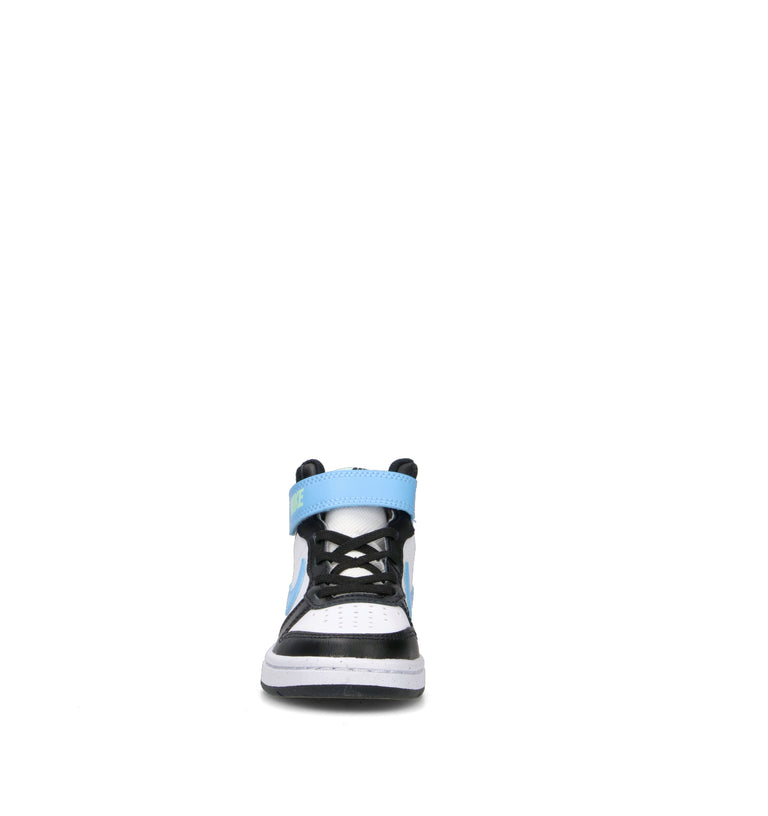 NIKE COURT BOROUGH MID 2 (PSV) Sneaker bimba nera/bianca