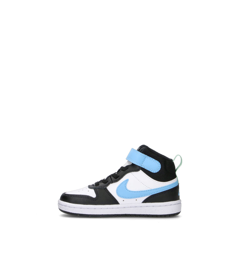 NIKE COURT BOROUGH MID 2 (PSV) Sneaker bimba nera/bianca