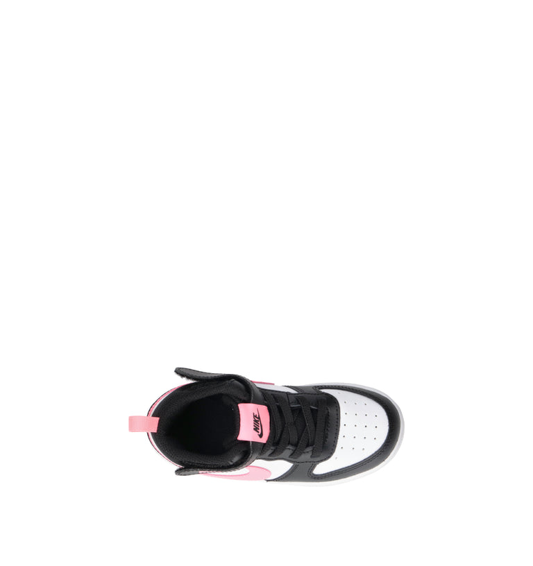 NIKE COURT BOROUGH MID 2 (TDV) Sneaker bimba nera/bianca