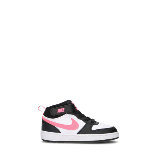 NIKE COURT BOROUGH MID 2 (TDV) Sneaker bimba nera/bianca