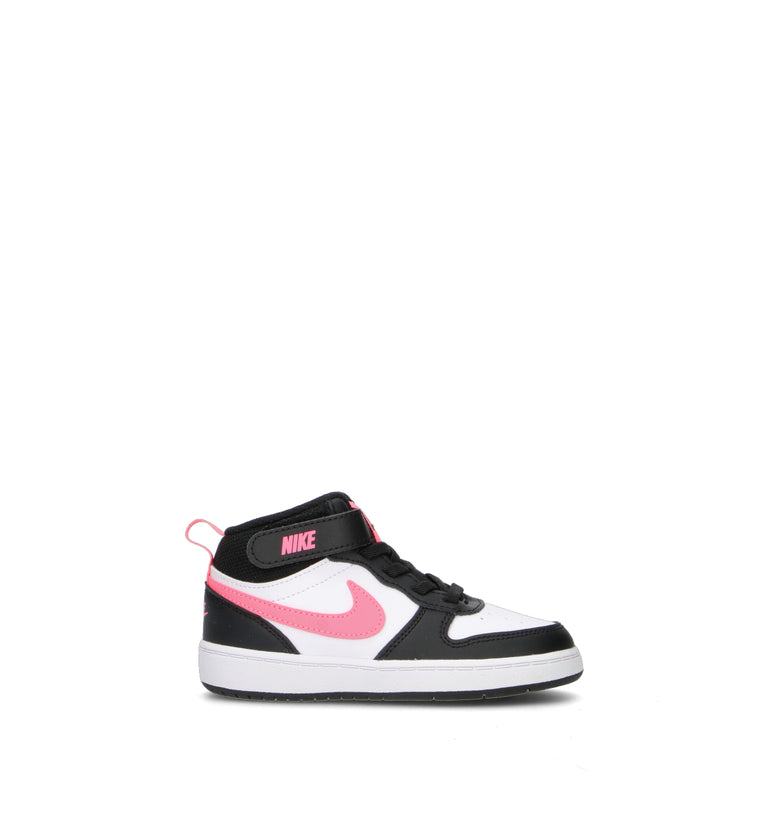 NIKE COURT BOROUGH MID 2 (TDV) Sneaker bimba nera/bianca