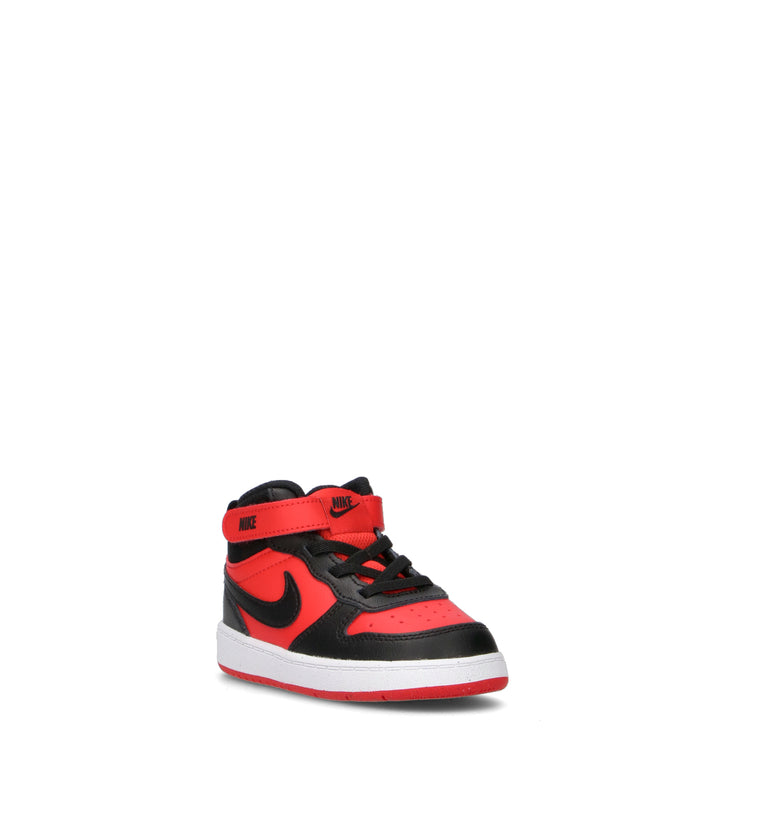 NIKE COURT BOROUGH MID 2 (TDV) Sneaker bimbo rossa/nera