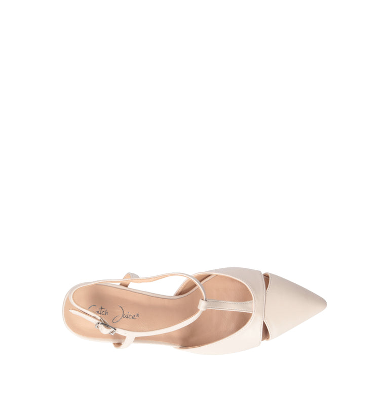 CATCH JUICE Slingback donna nude