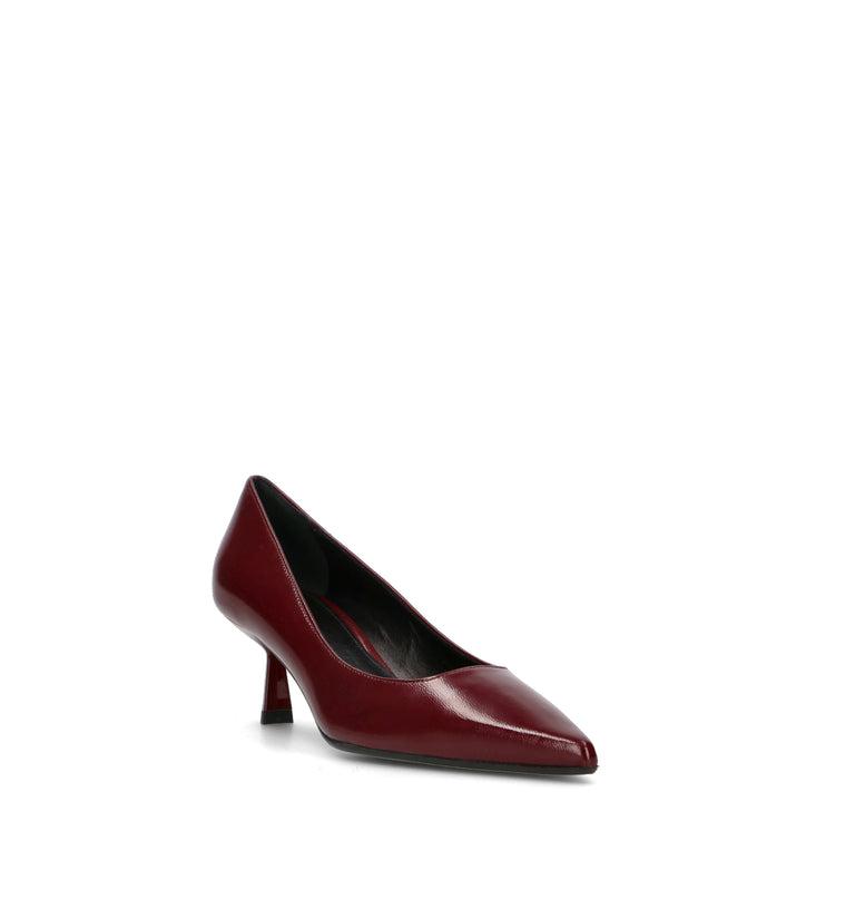 CHANTAL 1962 Décolleté donna bordeaux in pelle