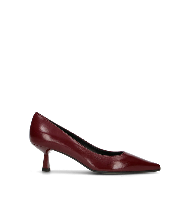 CHANTAL 1962 Décolleté donna bordeaux in pelle