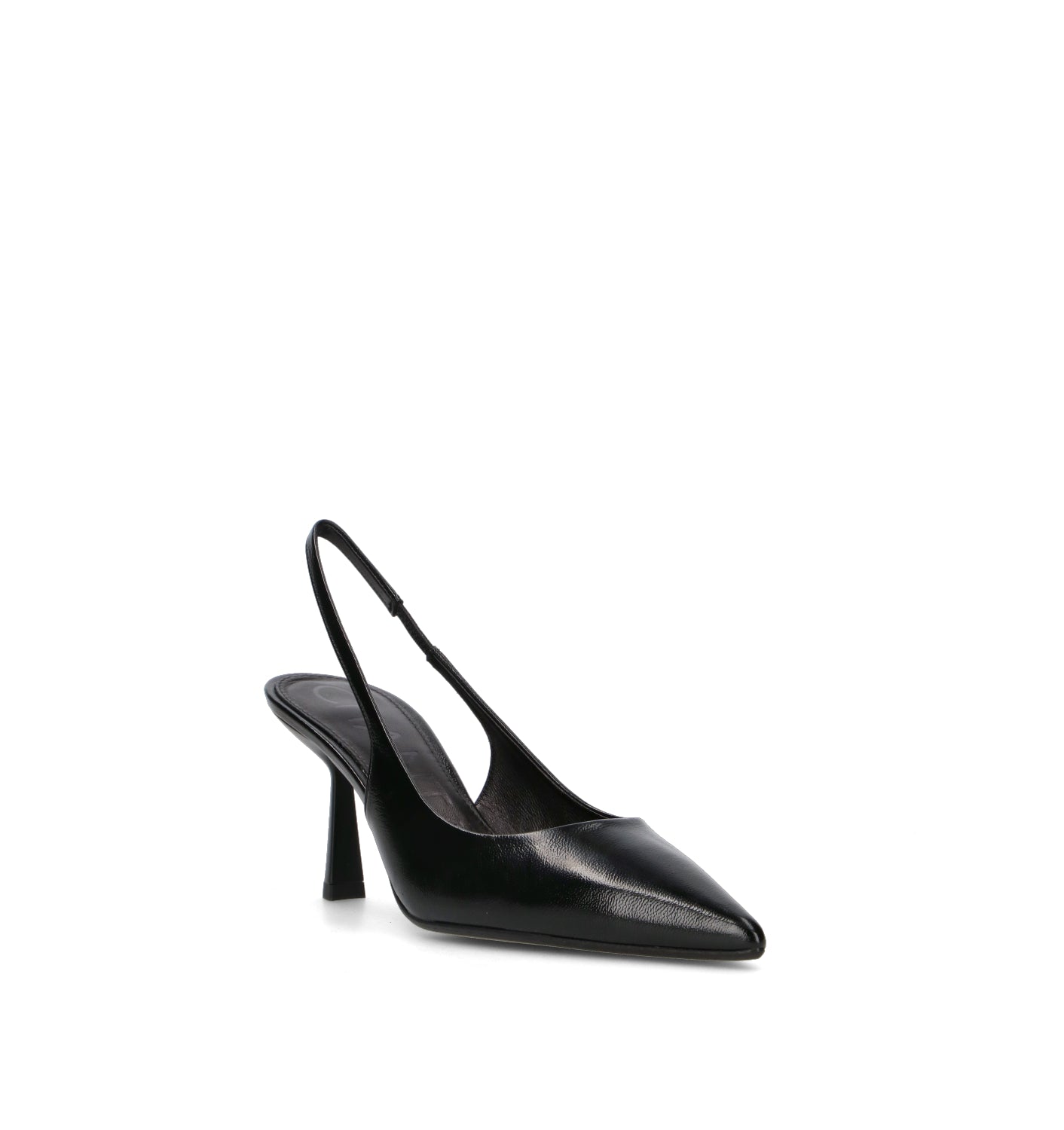 CHANTAL 1962 Slingback donna nera in pelle