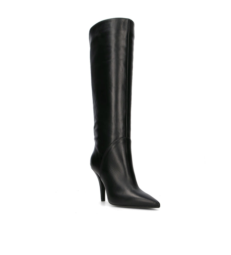 CHANTAL 1962 Stivale donna nero in pelle