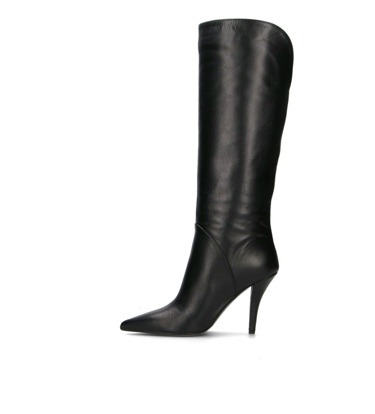 CHANTAL 1962 Stivale donna nero in pelle
