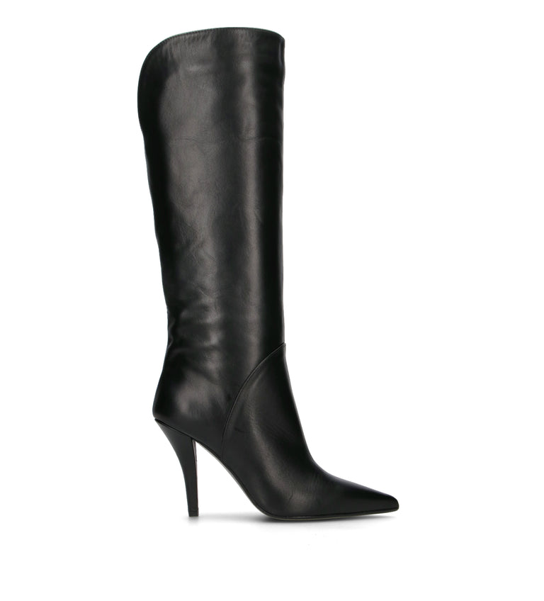 CHANTAL 1962 Stivale donna nero in pelle